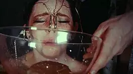 Emo Bondage Whore Faces Tied And Punished With Piss