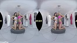 Euro lesbians piss and finger