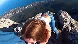 Risky Public Fuck On A Cliff Amateur Mia Bandini