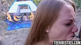 Three Teens Fuck Friend One By One In Woods