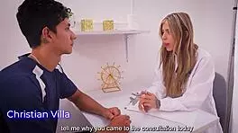I am doctor mollysmithx curing my patient's erectile dysfunction with my huge cock
