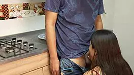 After stepfather leaves, i fuck stepsister intensely