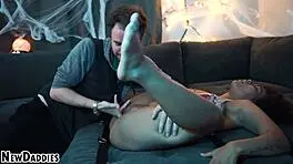 Casting Shy Black Teen Amateur Gets Face Fuck & Blowjob