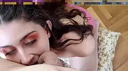 Cum in my mouth with dirty talk, i swallow all your sperm