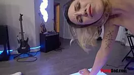 Hey, bratty teen jade nile comes home from party and fucks