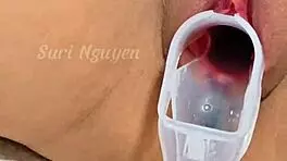 viet nam girl next door gets wet pussy examined indoors 😍