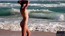 two petite milf models get naked outdoor 😍