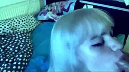 hot 18 yo lilly lovemoon sucks and gets fucked with cum in mouth