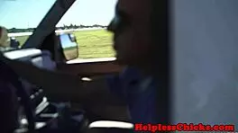 Picked up 19yo babe gets roughfucked