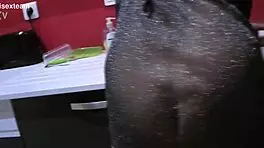 I only did anal on that dirty mature woman in the kitchen