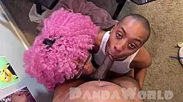 Suggestive Deepthroat Session With Two Ebony Sluts And Big Black Cock