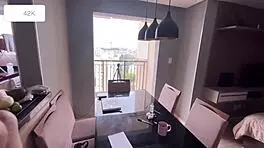 Latina babe amberzinha debuts rough home fuck in new apartment