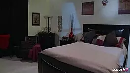 i hard fucked fitnes model with small ass n big tits b4 facial at castin