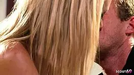 i hard fucked fitnes model with small ass n big tits b4 facial at castin