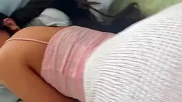 Napping beauty in household fantasy scene with madison wilde and scott stark