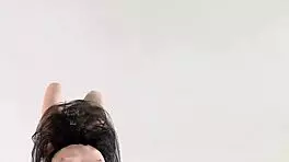 sexy girl shows her amazing gymnastic talents