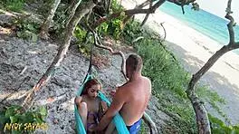Pretty Latina Petite Girl With Small Tits Gets Public Fingering At The Beach
