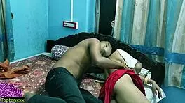 Indian Couple's Hardcore Sex with Sexy Wife and Young Husband