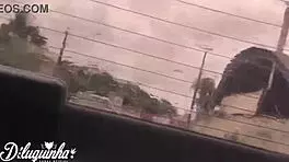 Novinha Masturba No Uber E Dá Cuzinho No Final