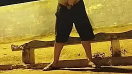 Intense Latina Babe Flashes Tits Outdoors On Soccer Field Almost Caught