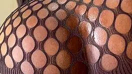 Petite bubble butt babe spreads wet pussy solo