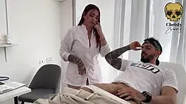 hot patient in rich work session