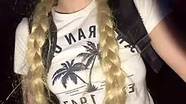 I got lost in the jungle and groped my juicy pink pussy and big natural tits 😍🌿