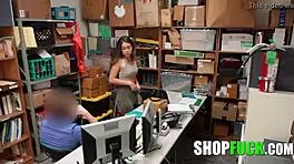 Teen Thief Fucked For Stealing Underwear In Shop