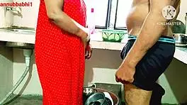 Indian desi malkin fucked by naukar doggy style