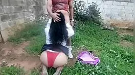 Young Woman Leaves With Desire And Goes To Abandoned House