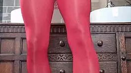 Tgirl Cumshot Compilation In Pantyhose