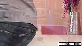 Muslim Maid's Virginity Lost to Boss's Big Cock