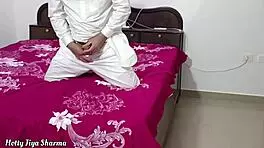 Muslim Stepfather Fucks Hindu Stepson's Wife in Threesome