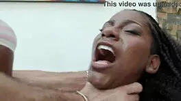 cute brazilian teen gets dap and dp with creampie