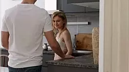 Light fairy with tiny waist craves anal drilling over coffee