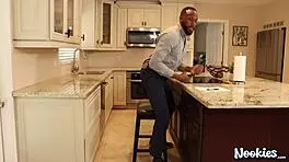 nookies house hack features lune luxe handling big black cock with blowjob and handjob