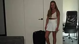 girlfriend gets rough sex before trip