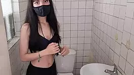 Fucking The Cute Asian Secretary In The Bathroom During Casting Interview