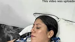 trio with brunette couple