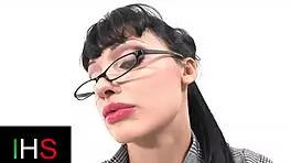 fabulous girl with blue eyes takes it in the ass and enjoys it like