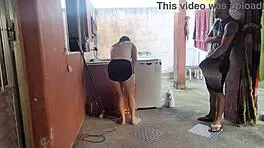 maid moans on boss's hard cock