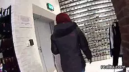 Flawless czech cutie teased in hypermarket and nailed in pov