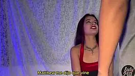 i fucked my roommate's hot wife in lingerie, big cock action