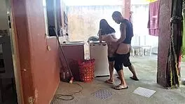 maid moans on boss's hard cock