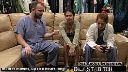 Yesenia Youso gets pussy blasted with cum in close-up scene