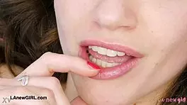 Cute Brunette Model Shows Sexy Body