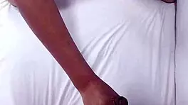 Stepsister in shorts seduces stepbrother with delicious assplay tease