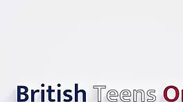 Collared British 18 Year Old Gets Off With Fucking Machine