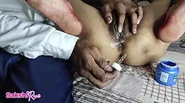 Desi Big Pussy And Anal Rubbed By Village Girl In Bedroom Sex!