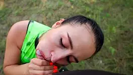 I Made My Fitness Trainer Suck My Fat Cock And Cum All Over Her Face